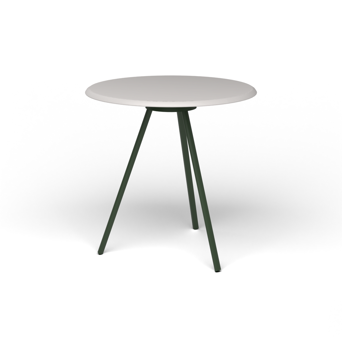 Zebra Tafel - Rond Ø 72 cm, speckled Grey, Bottle Green