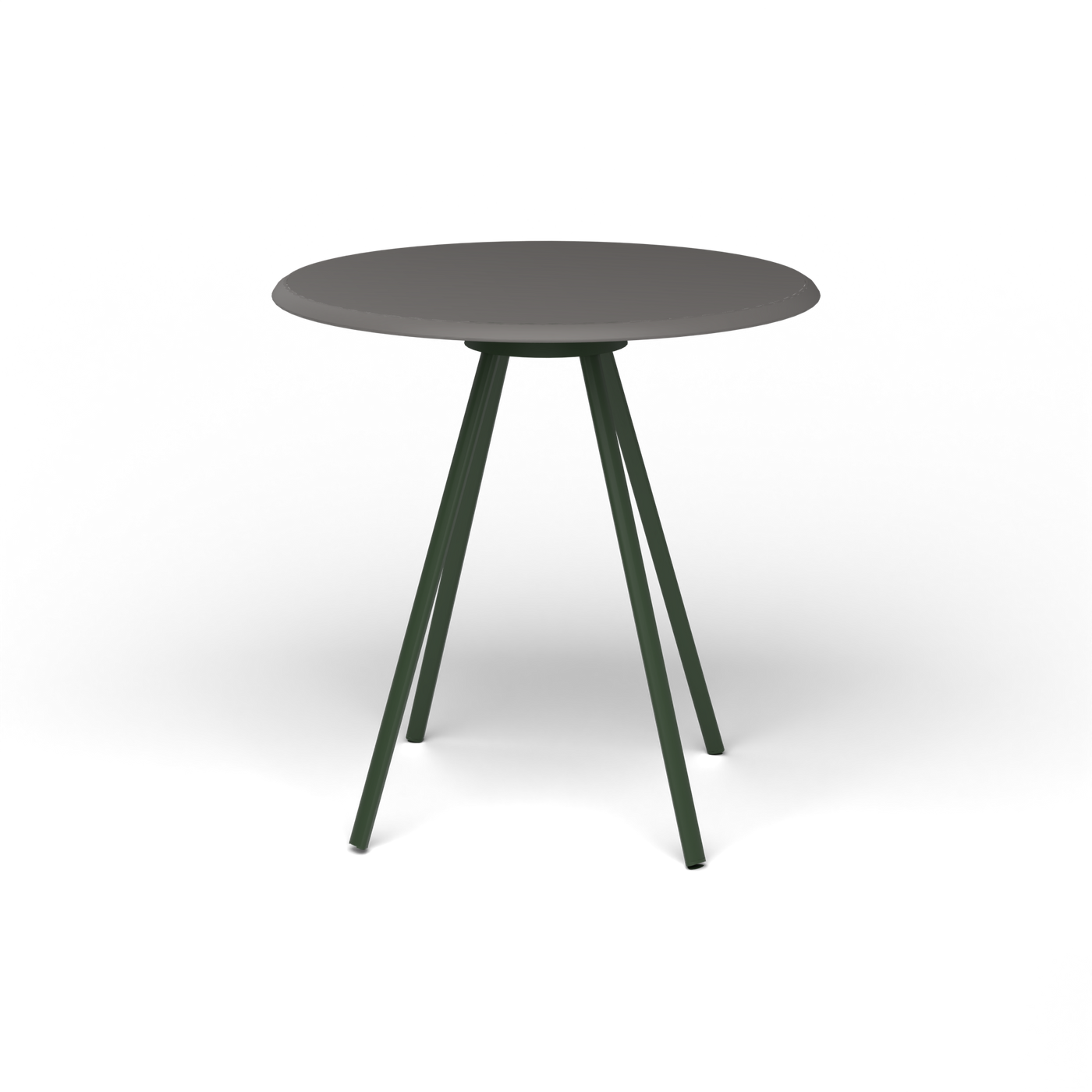 Zebra Tafel - Rond Ø 72 cm, speckled Anthracite, Bottle Green