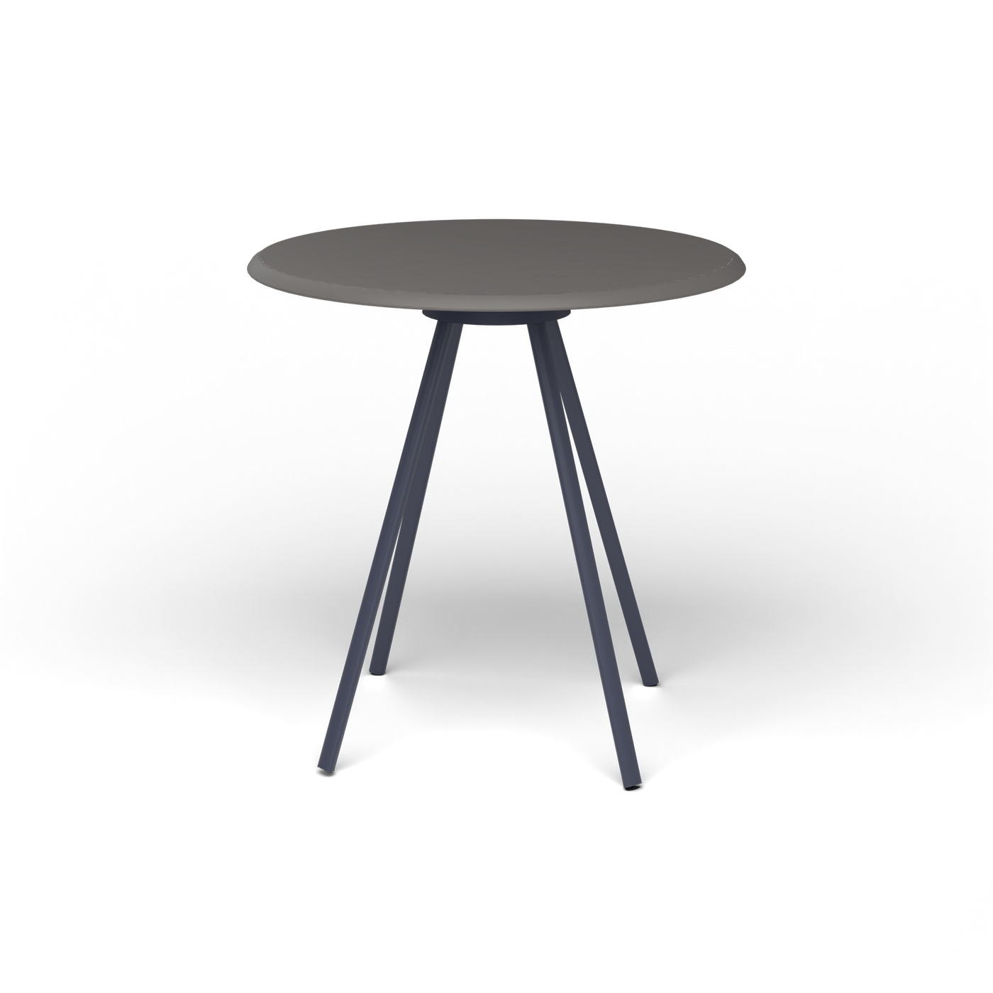 Zebra Tafel - Rond Ø 72 cm, speckled Anthracite, Grey Blue