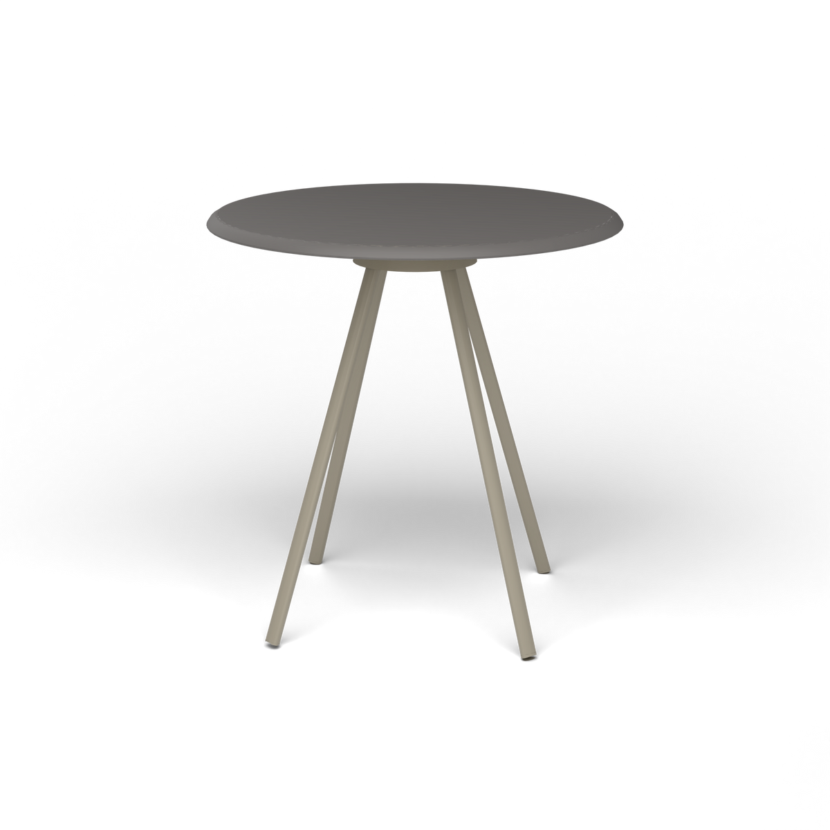 Zebra Tafel - Rond Ø 72 cm, speckled Anthracite, Pearly Gold