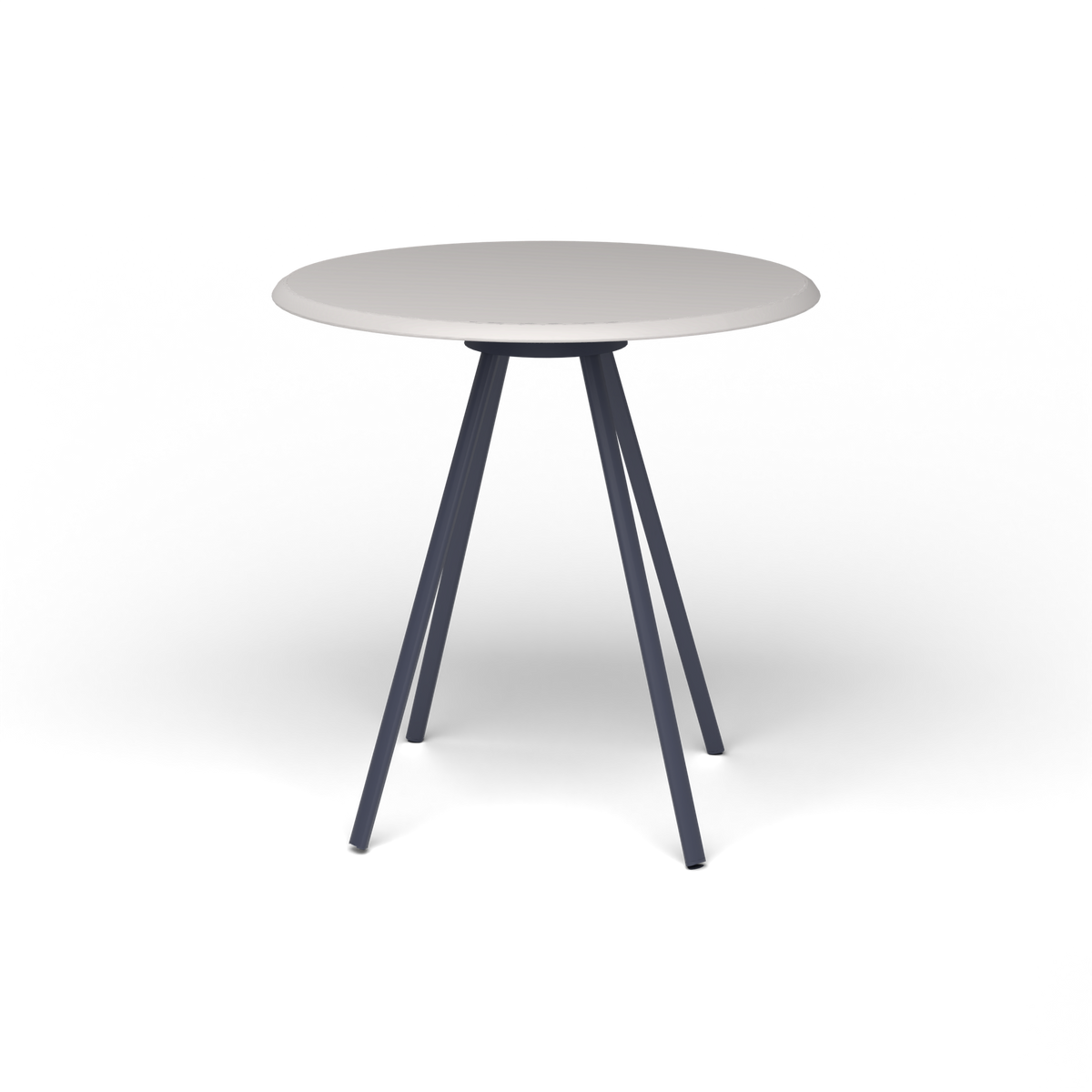 Zebra Tafel - Rond Ø 72 cm, speckled Grey, Grey Blue
