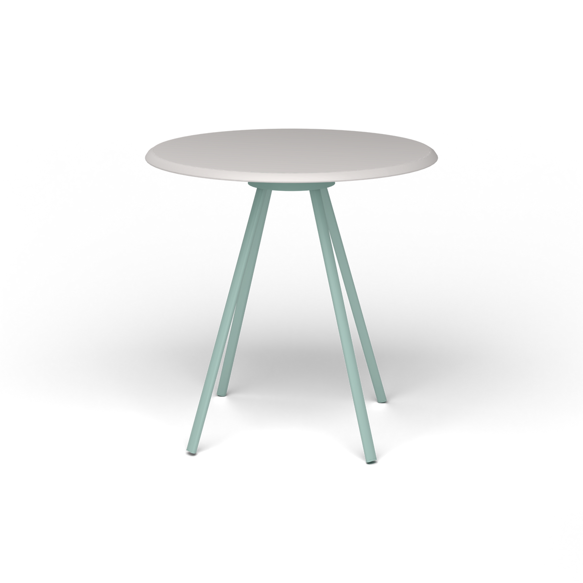 Zebra Tafel - Rond Ø 72 cm, speckled Grey, Light Blue