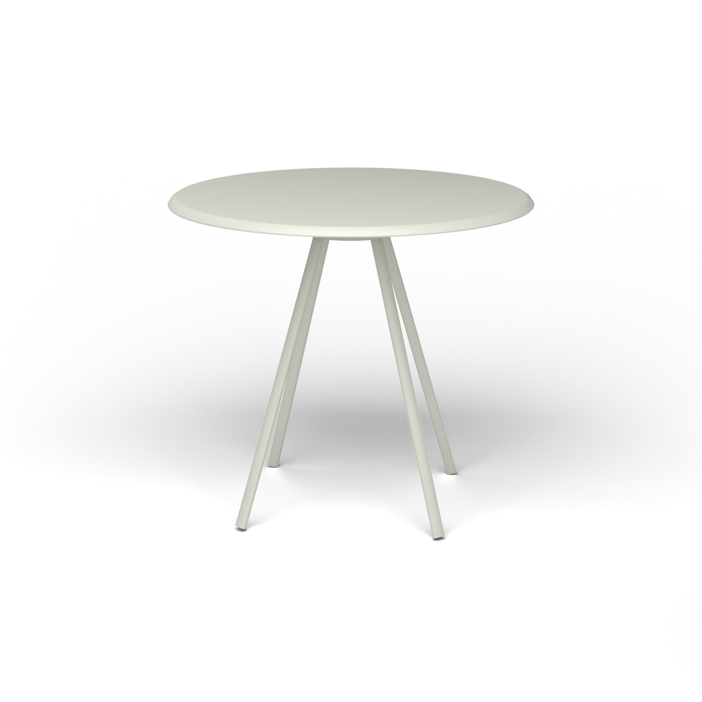 Zebra Tafel - Rond Ø 82 cm, gelakt aluminium, Powder Grey