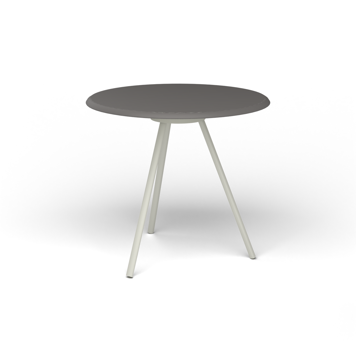 Zebra Tafel - Rond Ø 72 cm, speckled Anthracite, Powder Grey