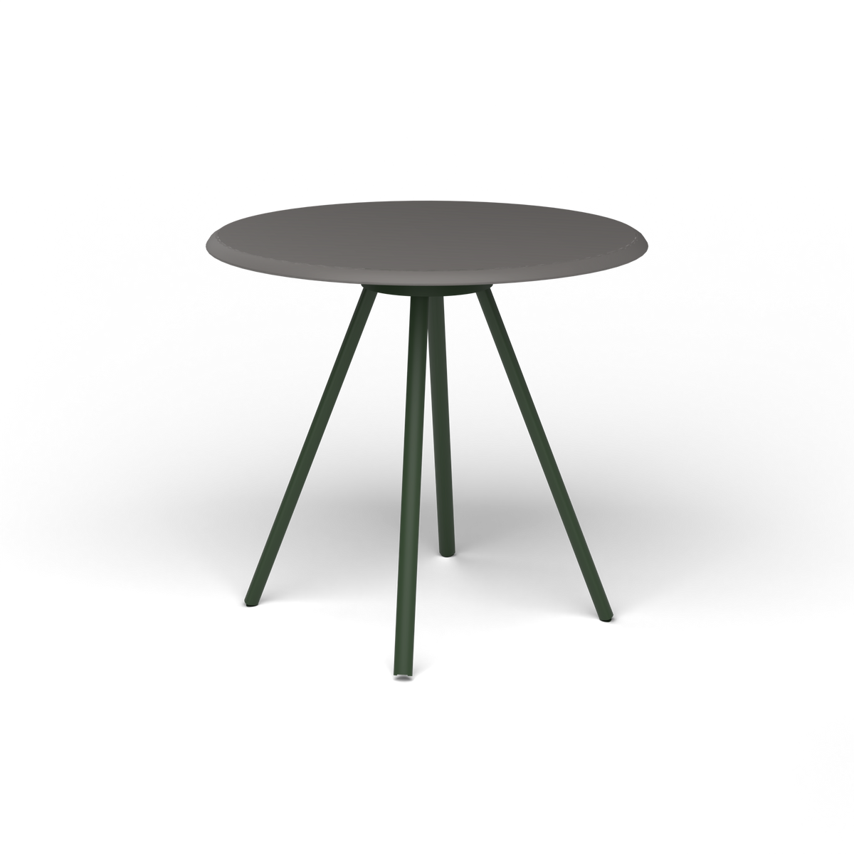 Zebra Tafel - Rond Ø 72 cm, speckled Anthracite, Bottle Green