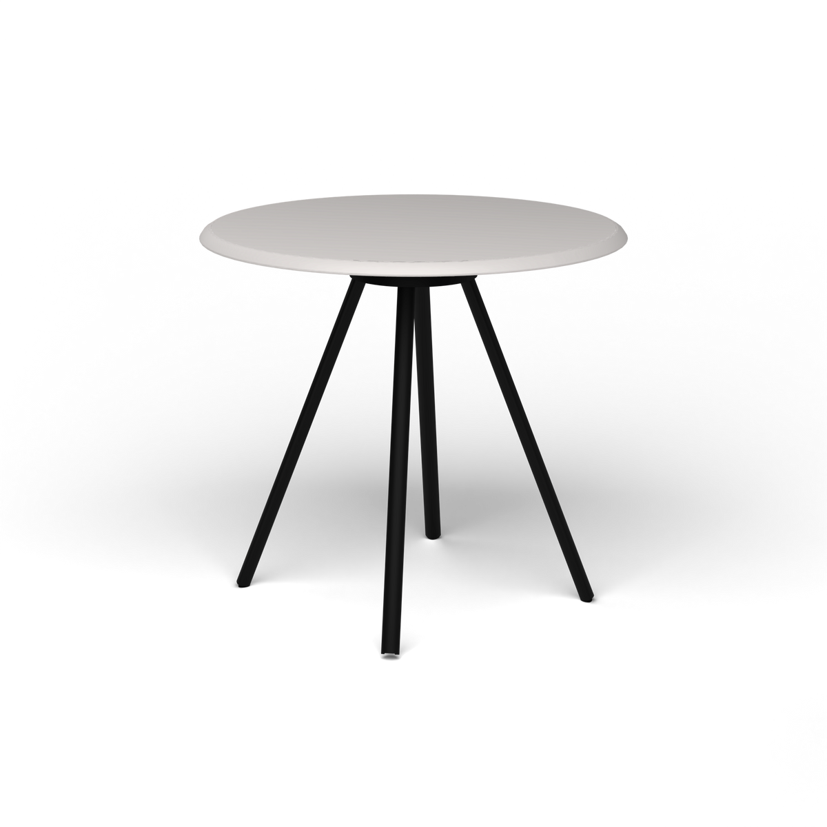 Zebra Tafel - Rond Ø 72 cm, speckled Grey, Black