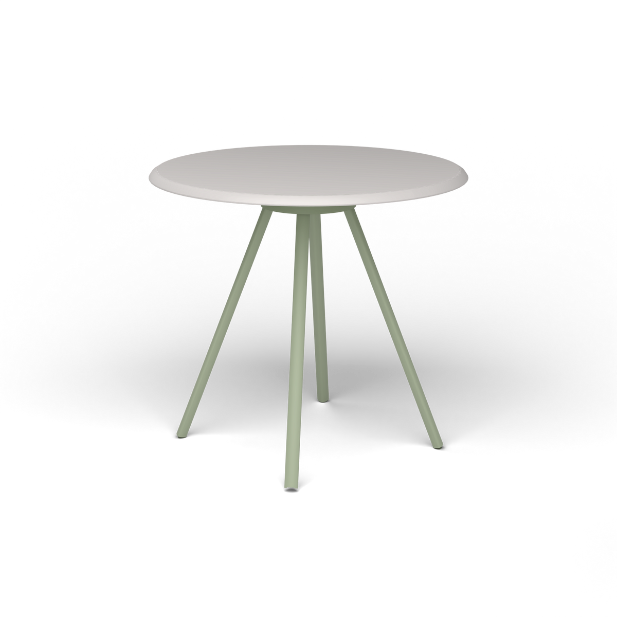 Zebra Tafel - Rond Ø 72 cm, speckled Grey, Green Tea