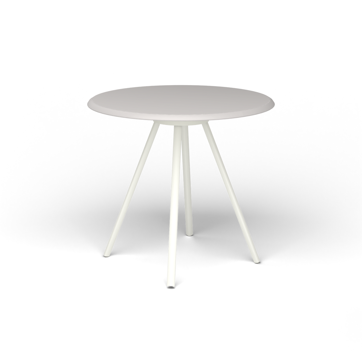 Zebra Tafel - Rond Ø 72 cm, speckled Grey, White