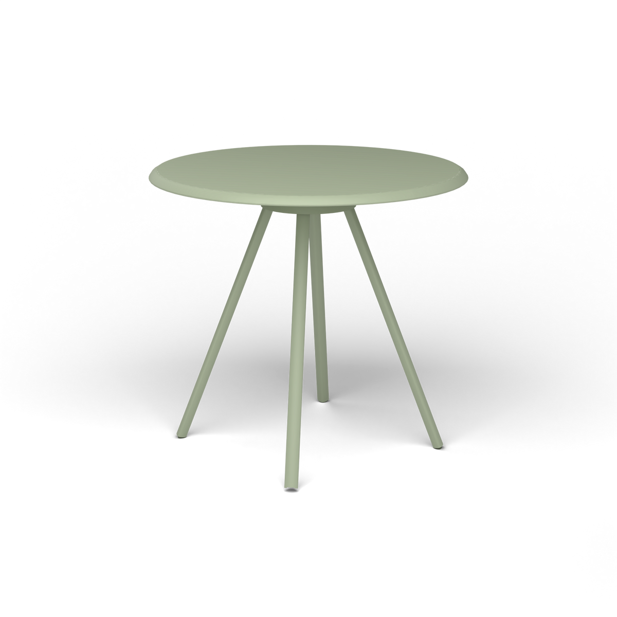 Zebra Tafel - Rond Ø 72 cm, gelakt aluminium, Green Tea