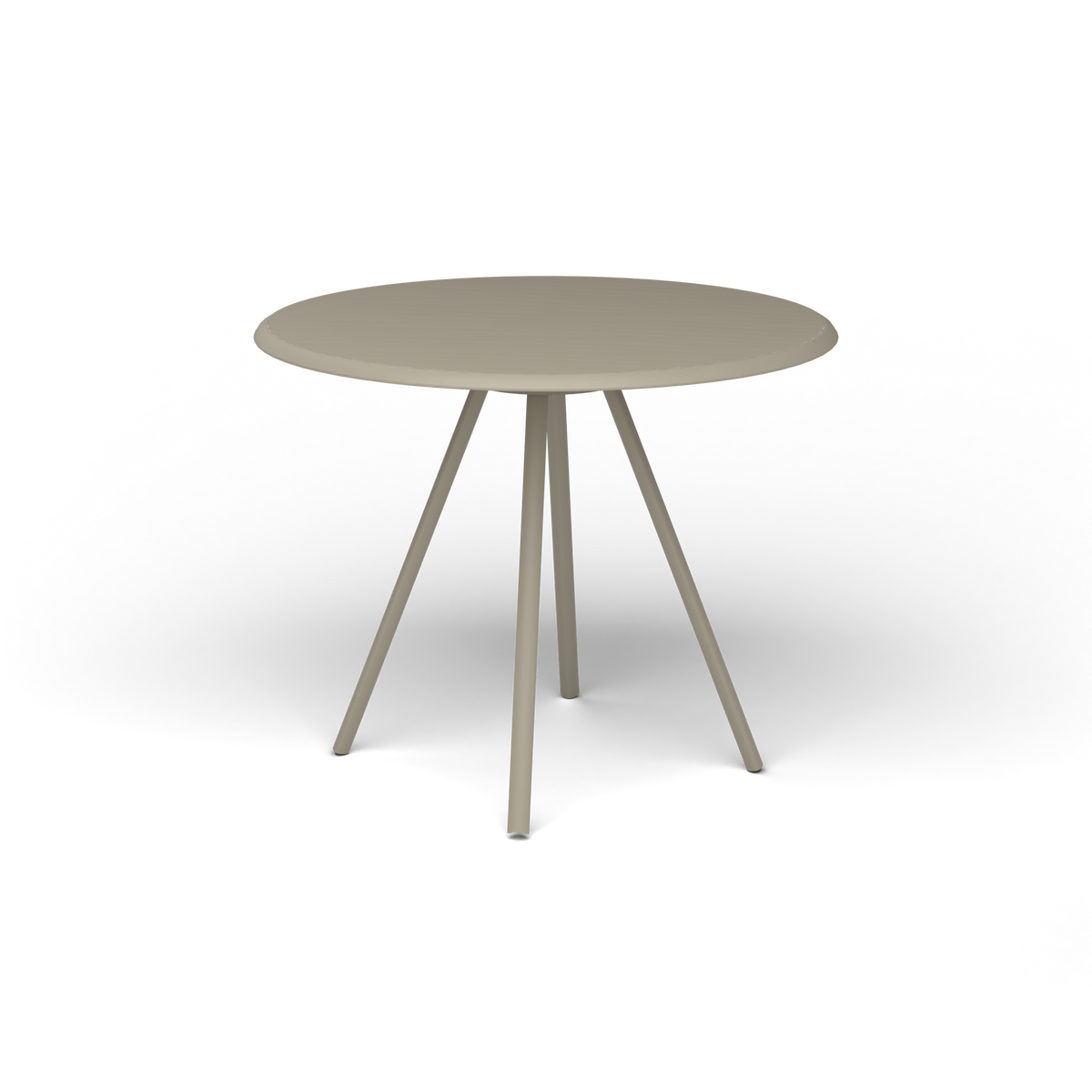 Zebra Tafel - Rond Ø 82 cm, gelakt aluminium, Pearly Gold