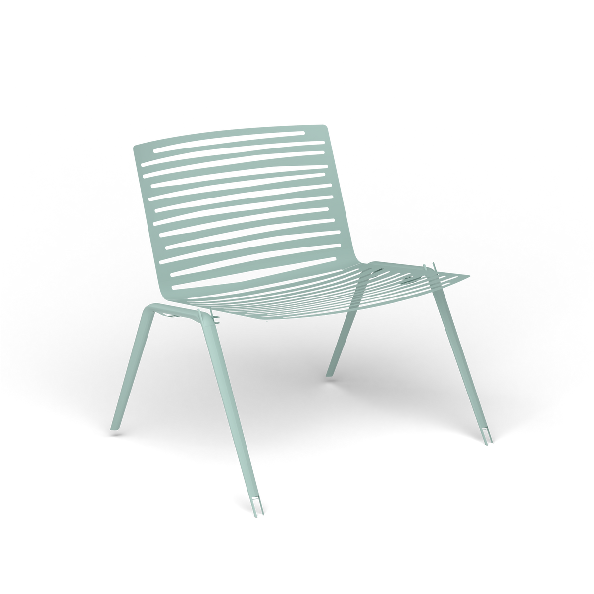 Zebra Loungefauteuil - Light Blue