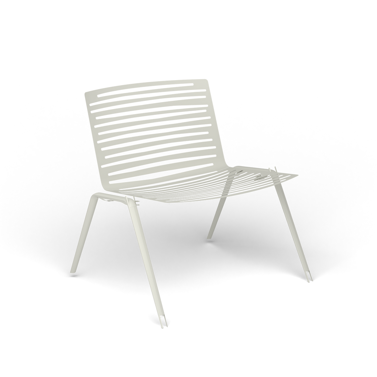 Zebra Loungefauteuil - Powder Grey