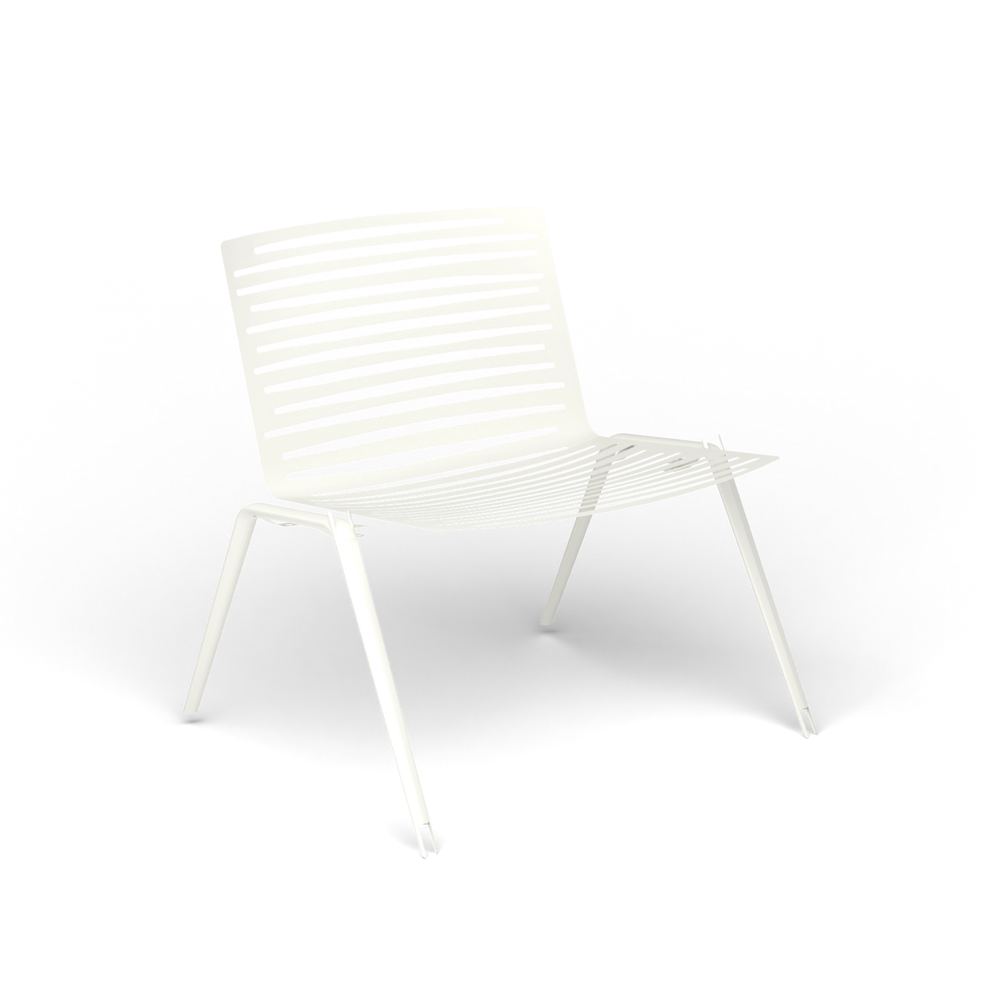 Zebra Loungefauteuil - White
