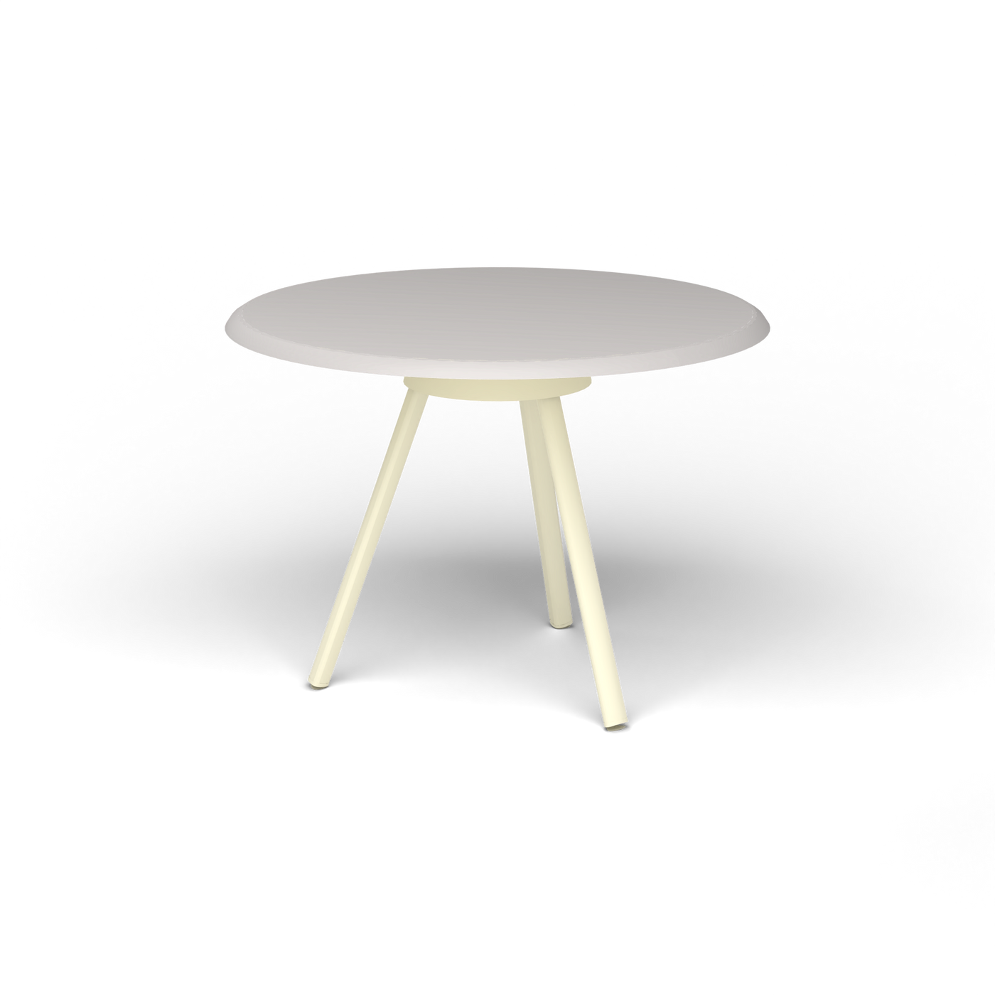 Zebra Bijzettafel - Butter White