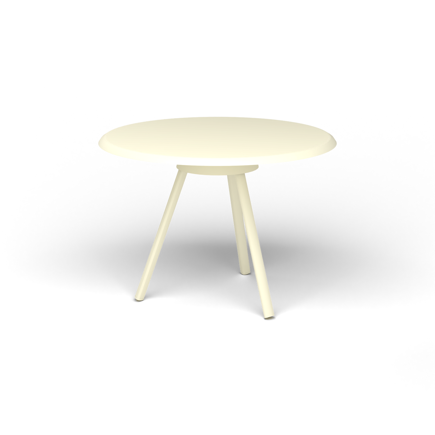 Zebra Bijzettafel - Butter White