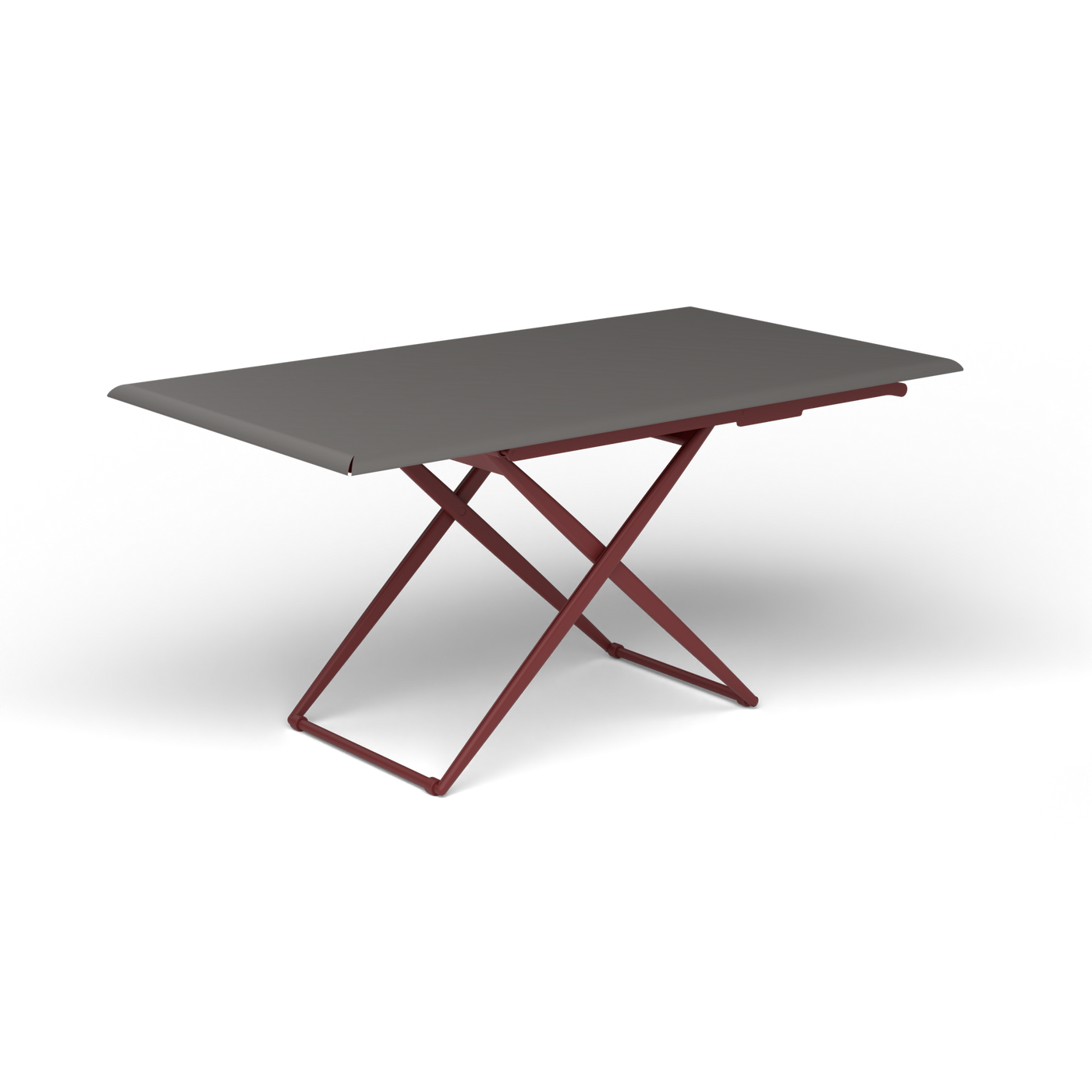 Zebra Rechthoekige Up&Down Tafel - Autumn Red