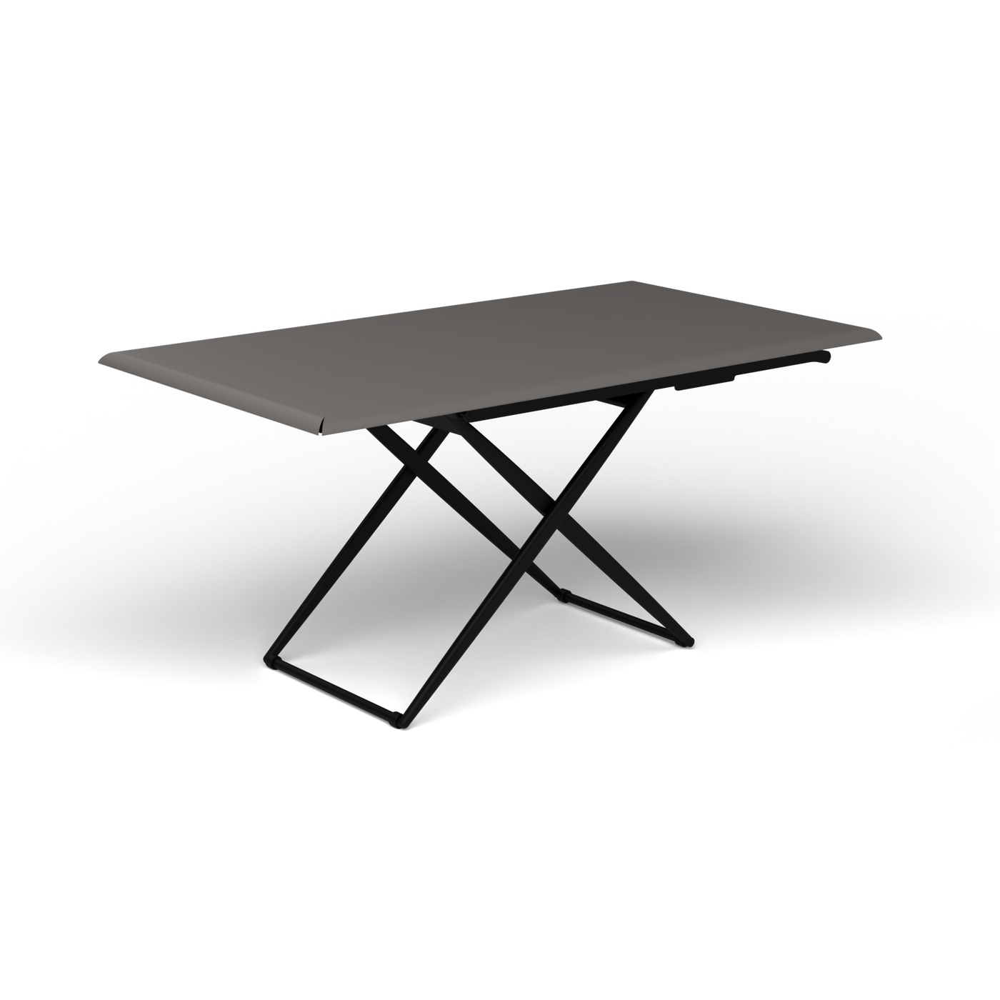 Zebra Rechthoekige Up&Down Tafel - Black