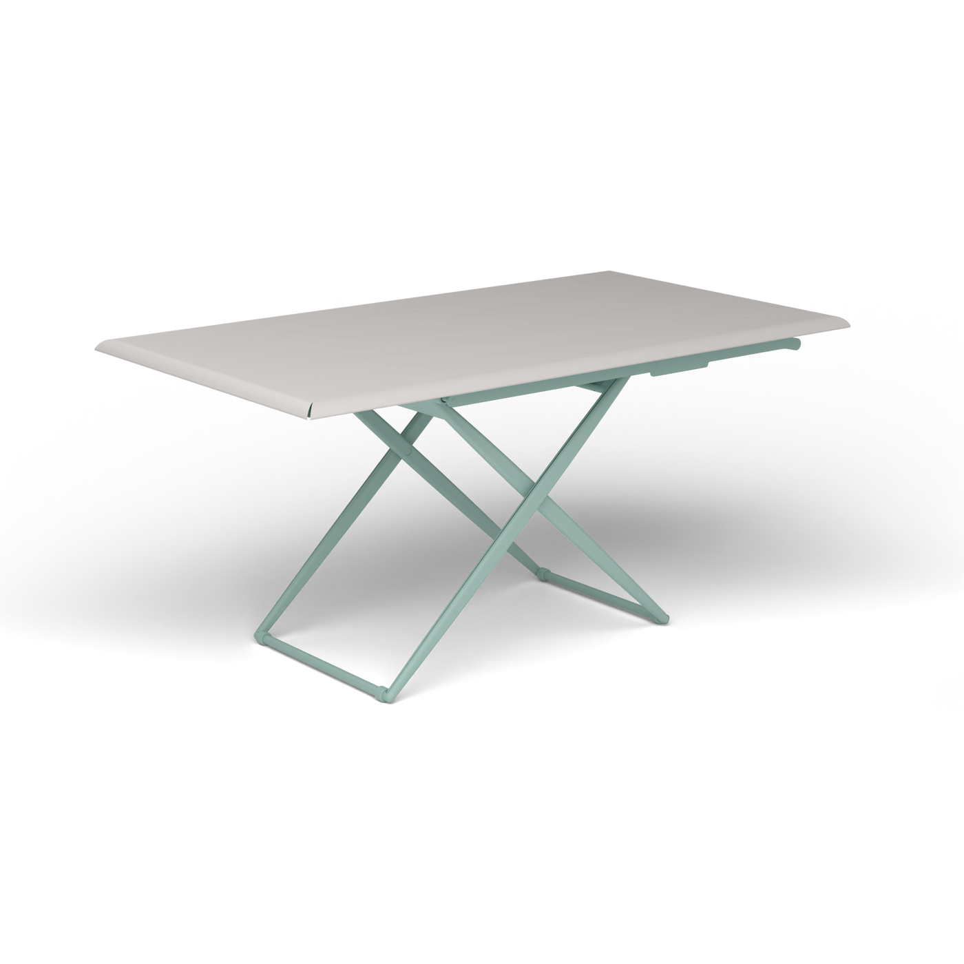 Zebra Rechthoekige Up&Down Tafel - Light Blue