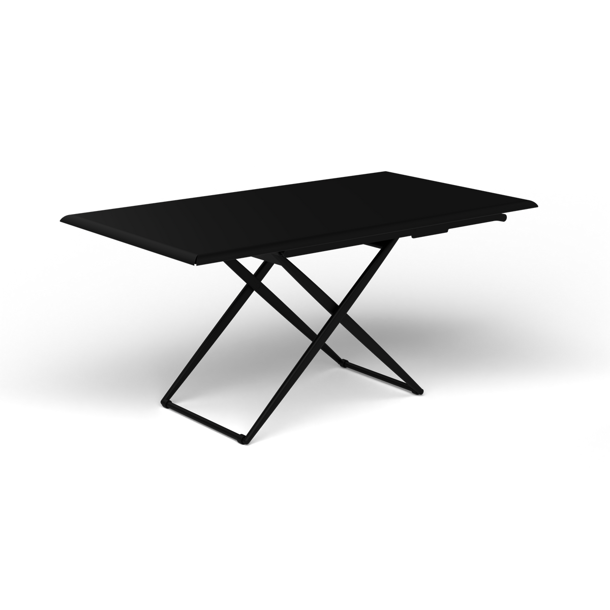 Zebra Rechthoekige Up&Down Tafel - Black
