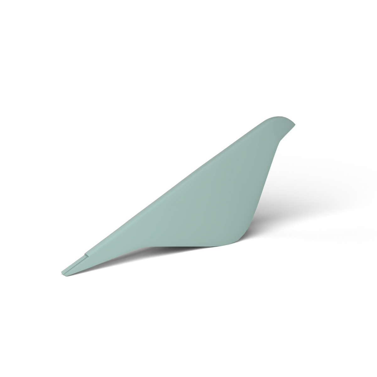 Decoratieve Vogel, 15 × 3 × h 6 cm, Light Blue