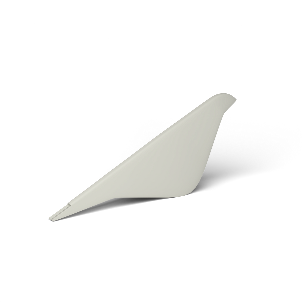 Decoratieve Vogel, 30 × 6 × h 12 cm, Powder Grey