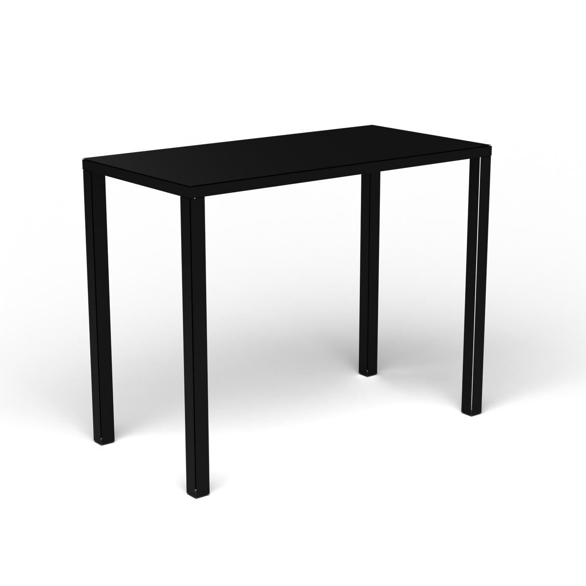 Easy Bartafel, 140 × 70 × h 110 cm, Black