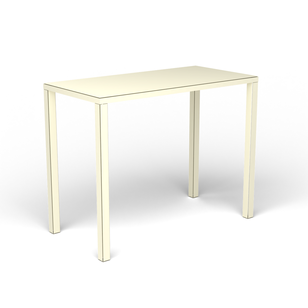 Easy Bartafel, 140 × 70 × h 110 cm, Butter White