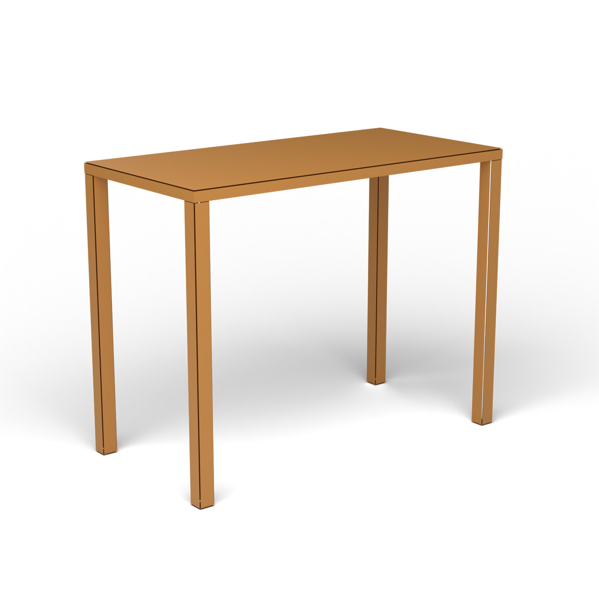 Easy Bartafel, 140 × 70 × h 110 cm, Mustard Yellow