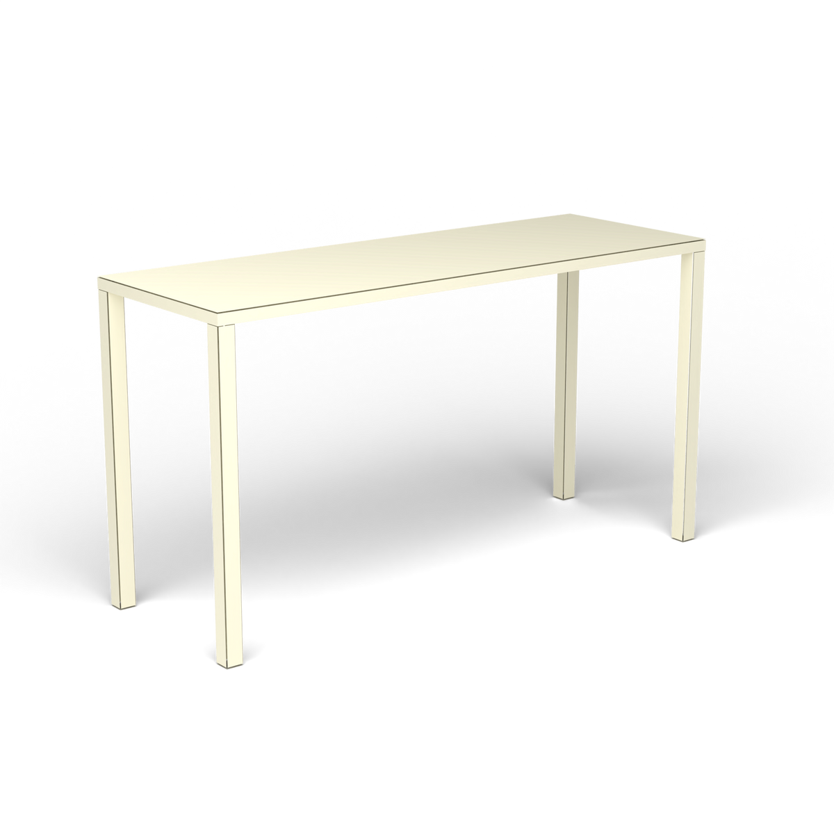 Easy Bartafel, 200 × 70 × h 110 cm, Butter White