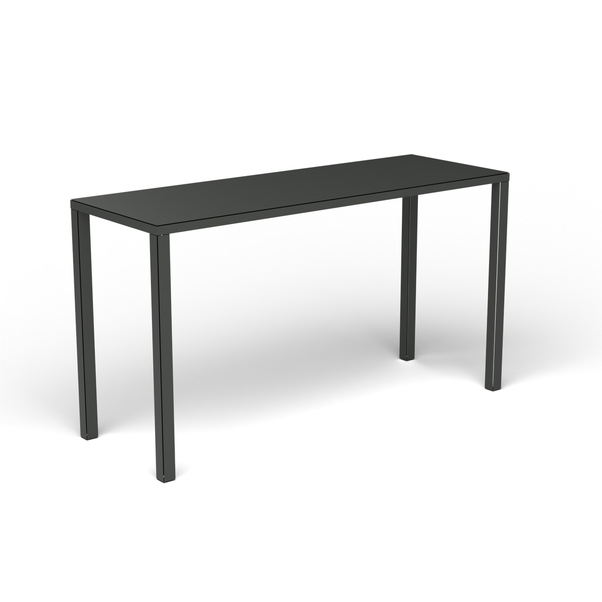 Easy Bartafel, 200 × 70 × h 110 cm, Metallic Grey