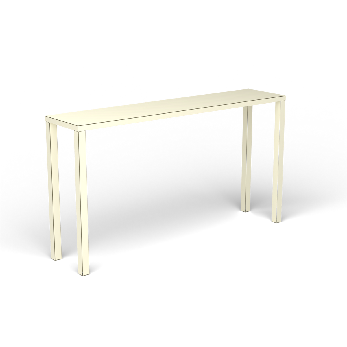 Easy Rechthoekige Bartafel, Butter White