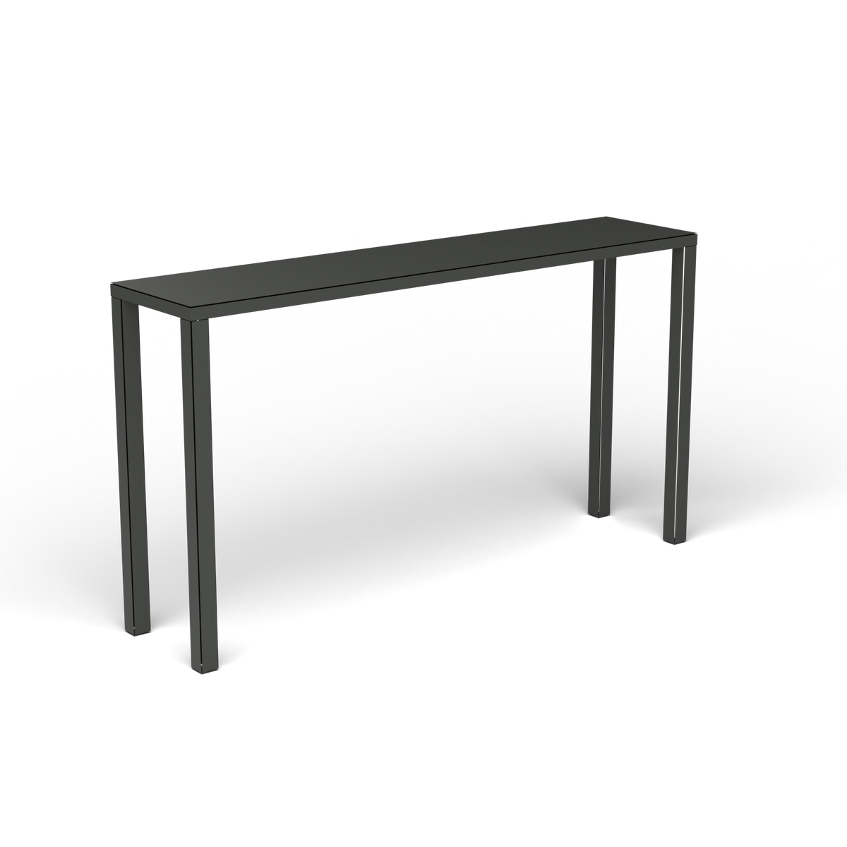 Easy Rechthoekige Bartafel, Metallic Grey