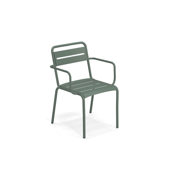 Emu Star Aluminium Armstoel Dark Green