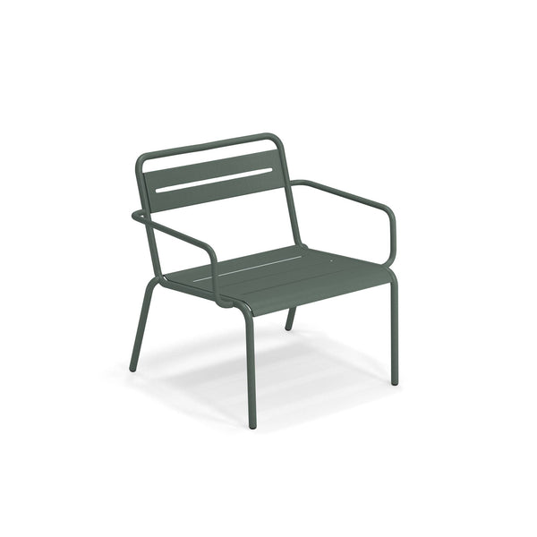 Emu Star Aluminium Loungestoel  Dark Green