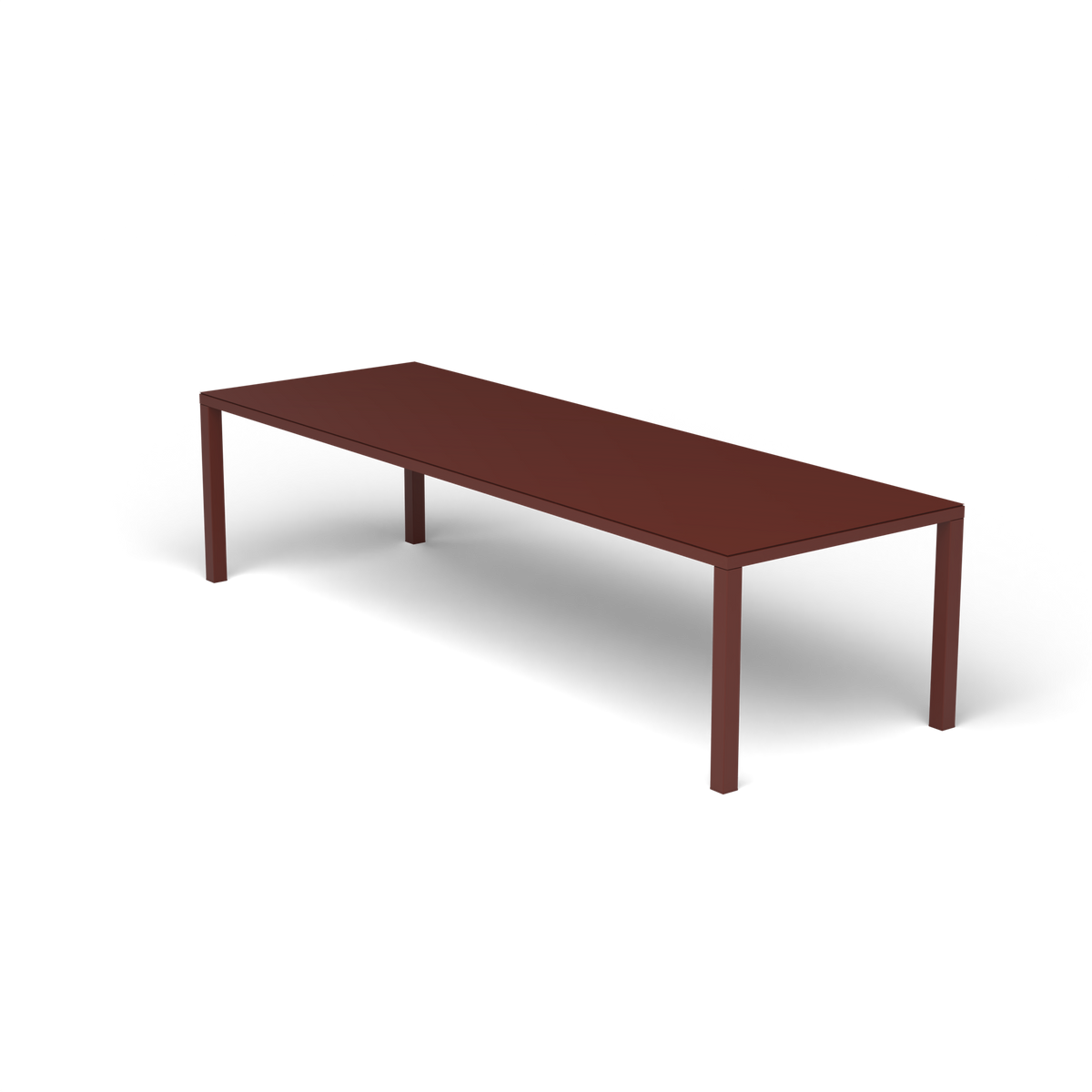 Easy Rechthoekige Eettafel, 300 × 100 × h 74 cm, Chestnut Brown