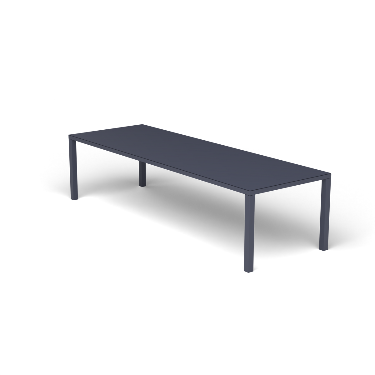 Easy Rechthoekige Eettafel, 300 × 100 × h 74 cm, Grey Blue