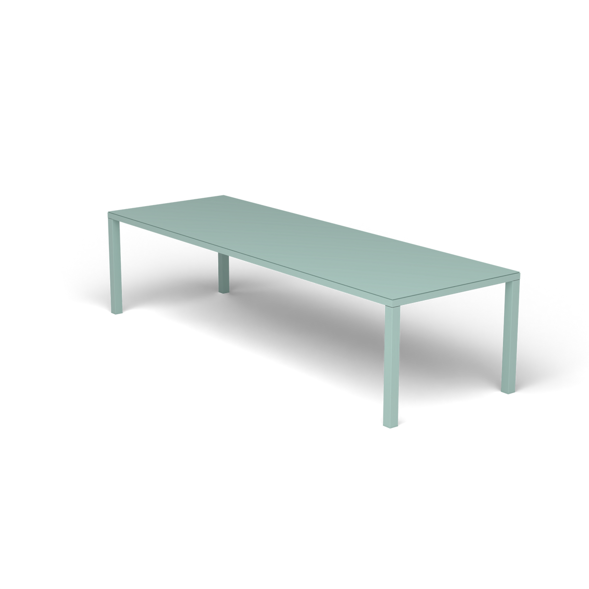 Easy Rechthoekige Eettafel, 300 × 100 × h 74 cm, Light Blue
