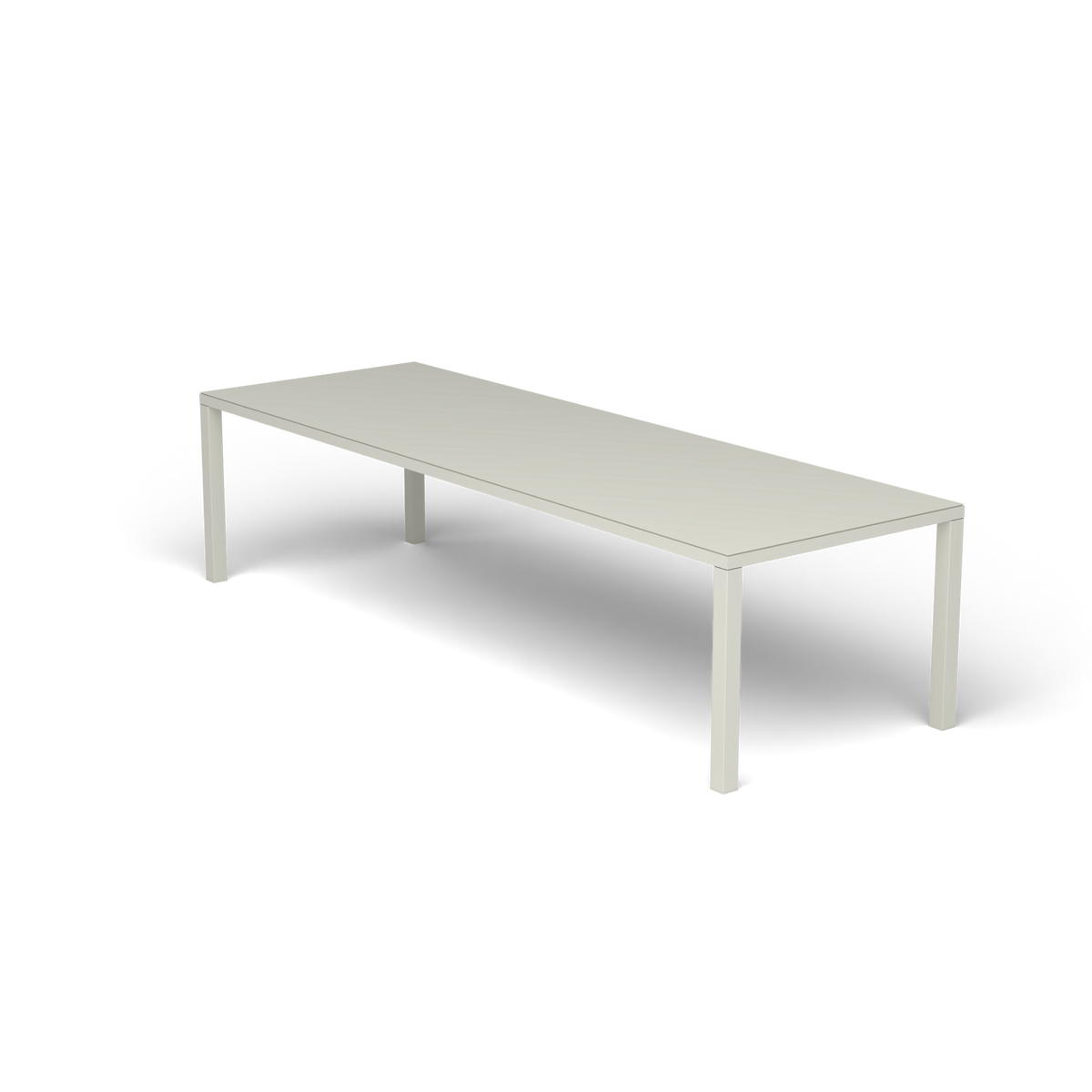 Easy Rechthoekige Eettafel, 300 × 100 × h 74 cm, Powder Grey