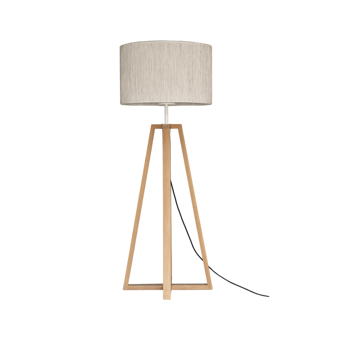 Club Lounge Floor Lamp Transparent /stainless Steel With