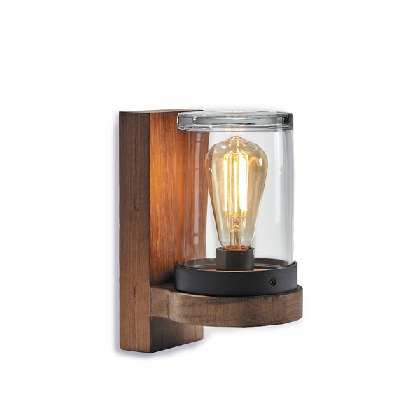 Cloche murale décorative en verre clair fabriquée à la main Ampoule 220V/e27 300lm/2200k