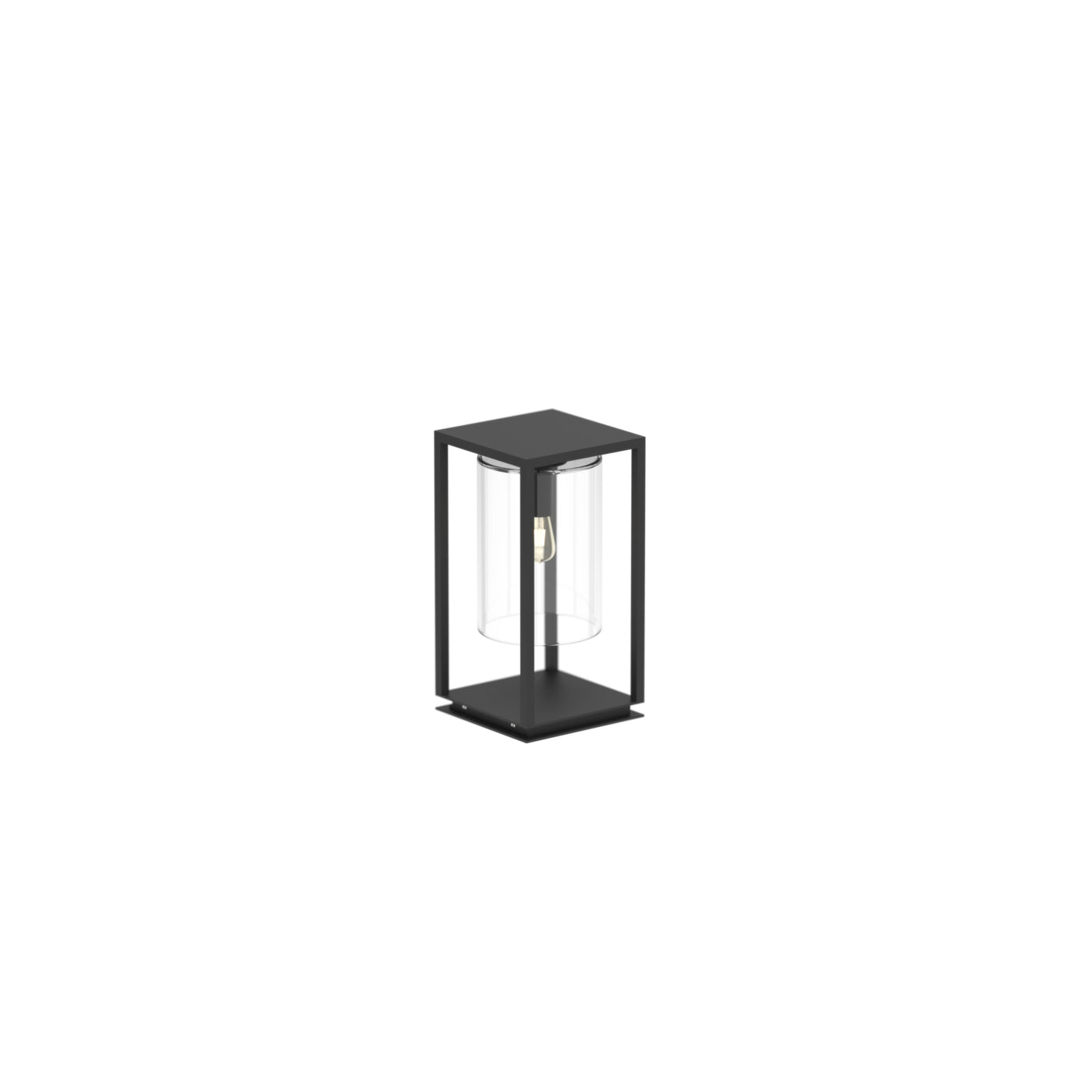 Dome Gate Powder-coated / Clear Glass