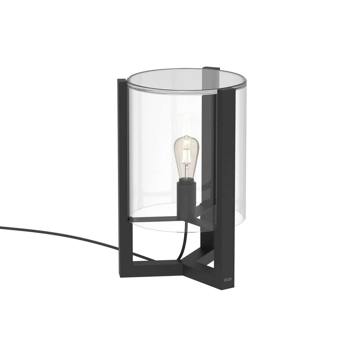 Tristar Coated Lamp Height With E27 Fitting And Clear Glass