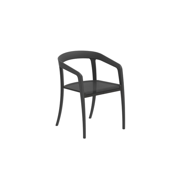 Jive Chair with Coated Aluminium and Batyline Seat