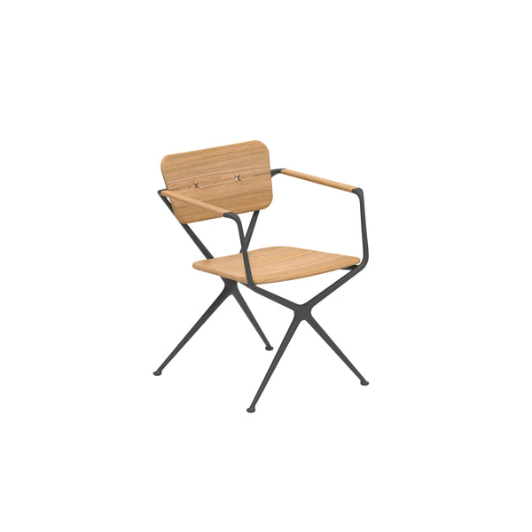 Exes Stoel Teak Zit&rug