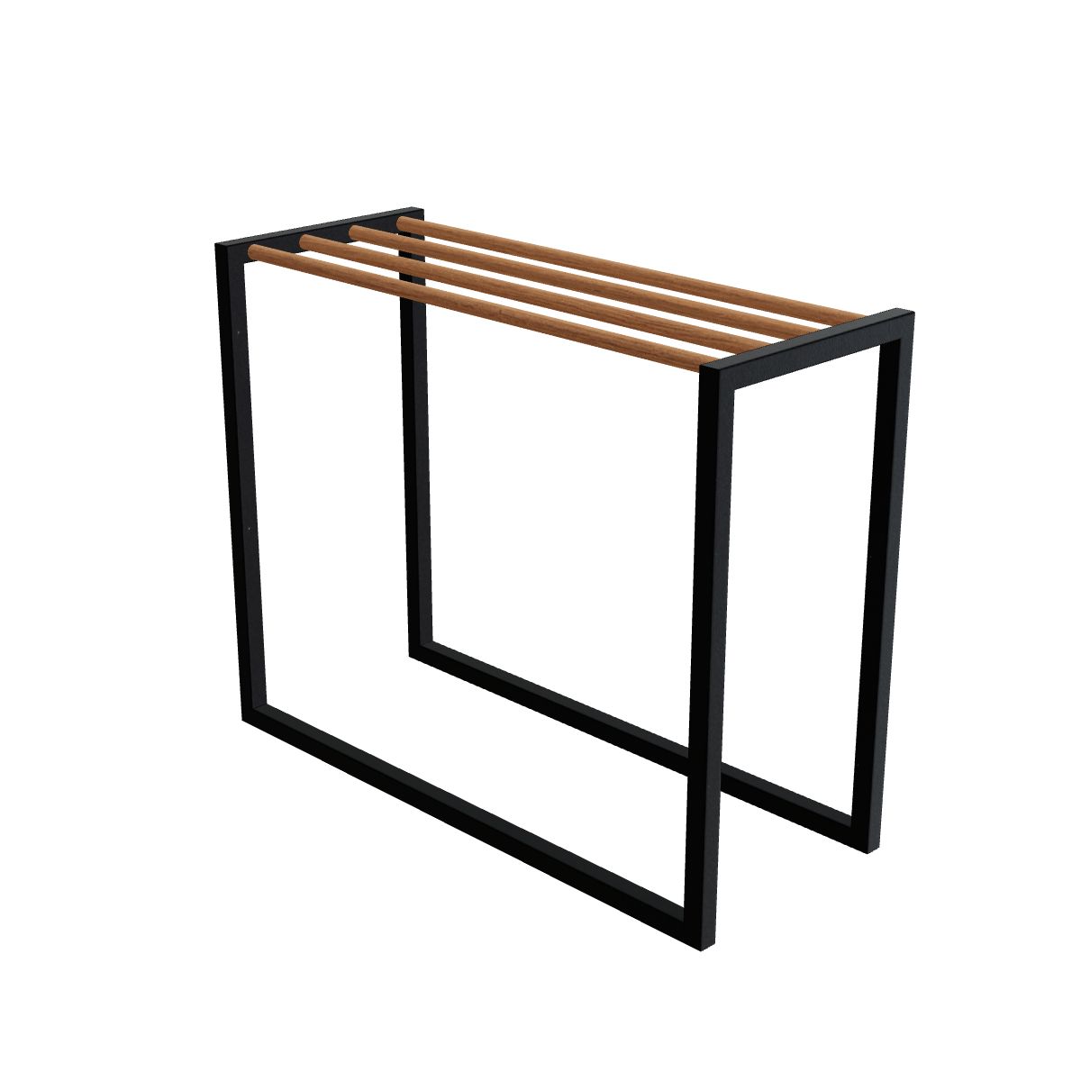 Ninix Handdoekrek RVS & Teak