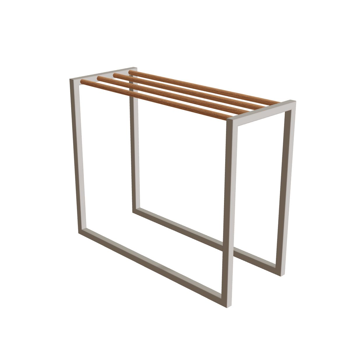 Ninix Handdoekrek RVS & Teak