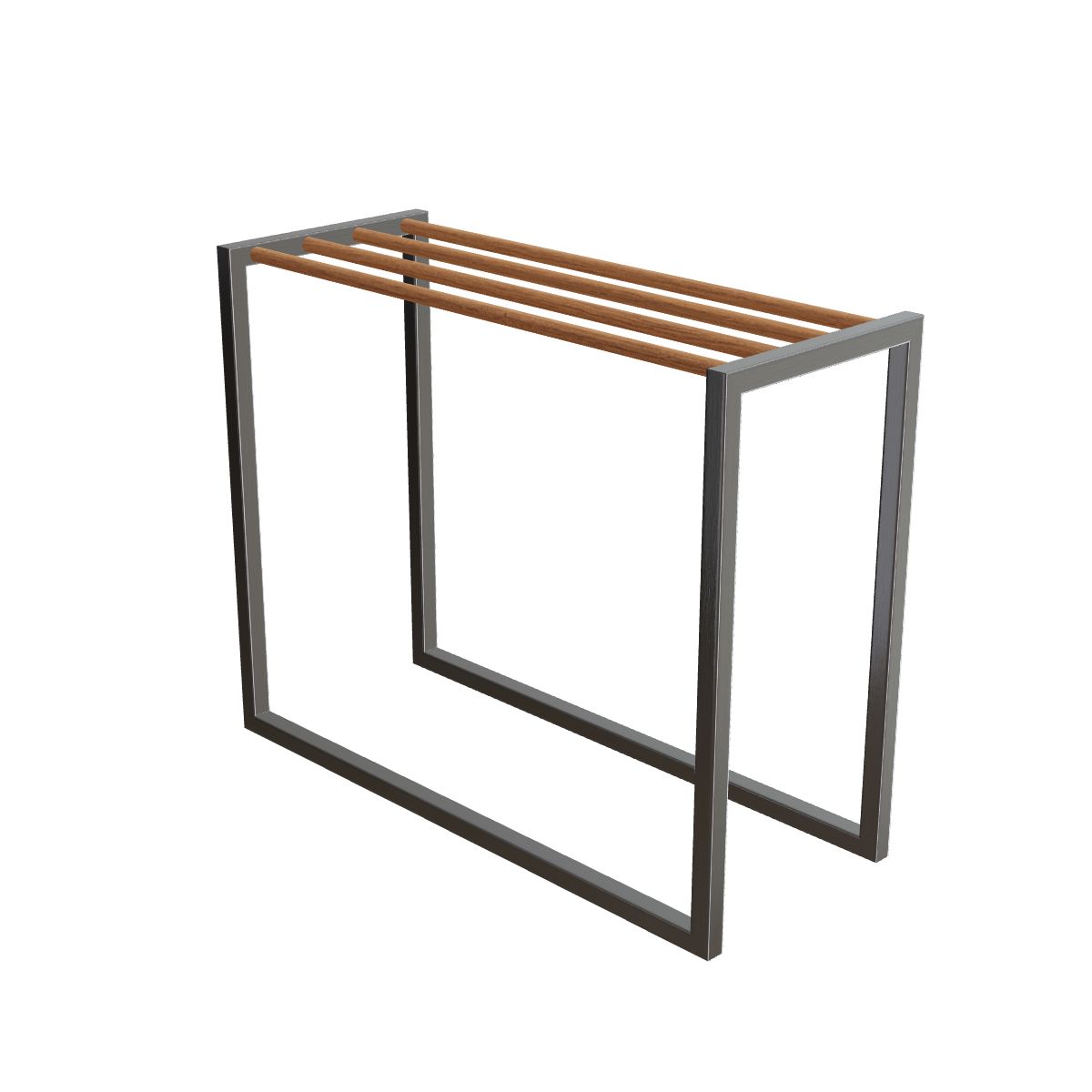 Ninix Handdoekrek RVS & Teak