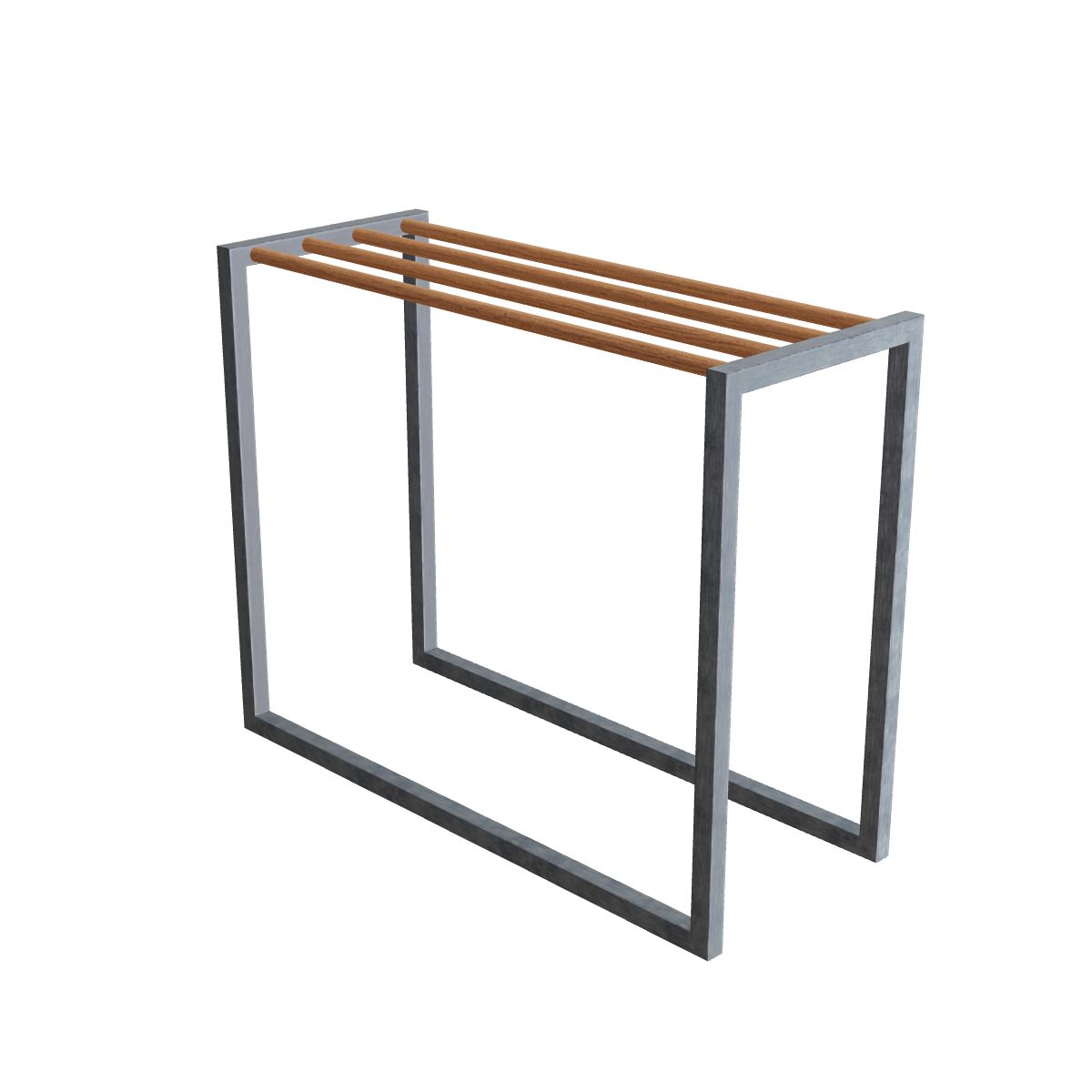Ninix Handdoekrek RVS & Teak