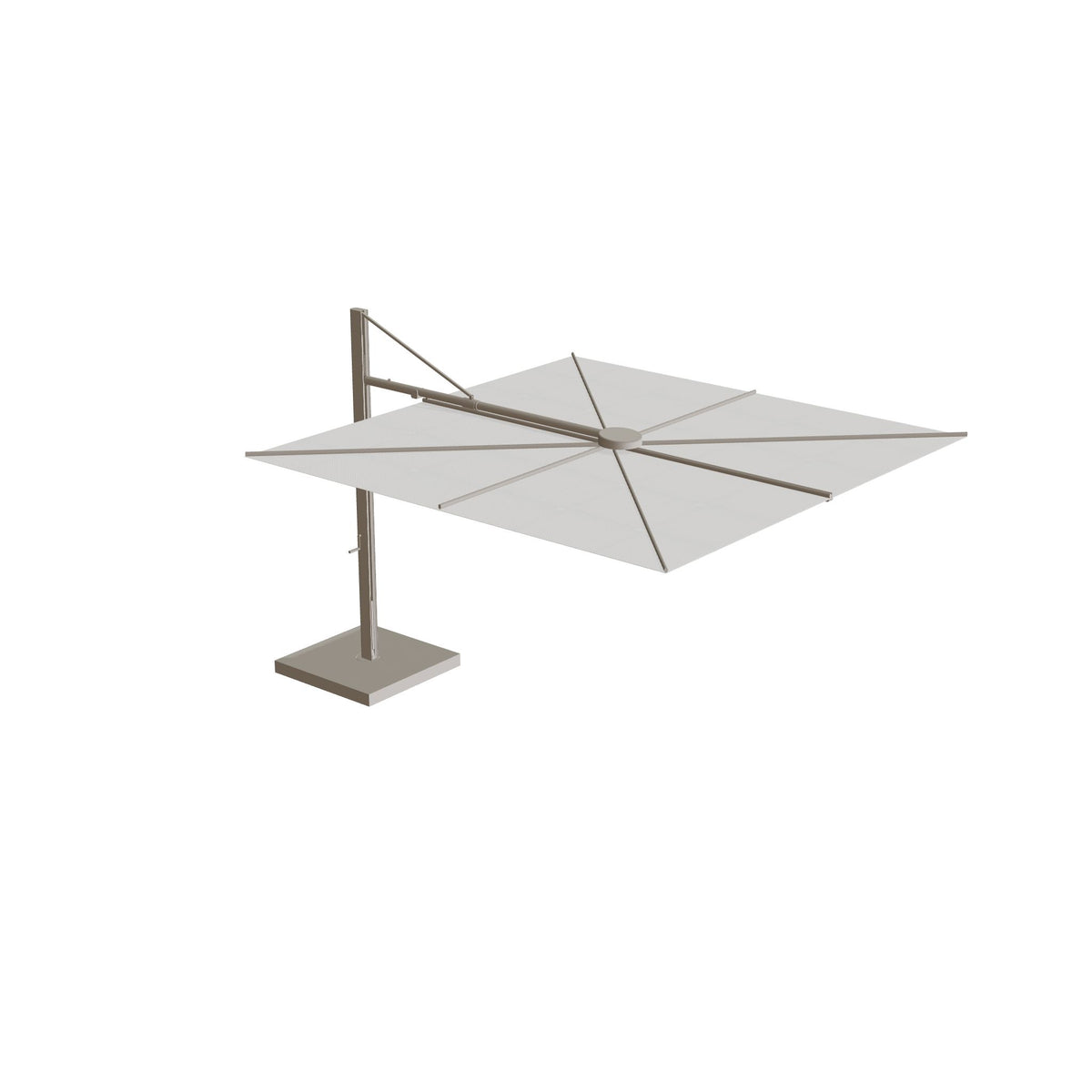 Solaz Excentrische Parasol 3.4m Doek