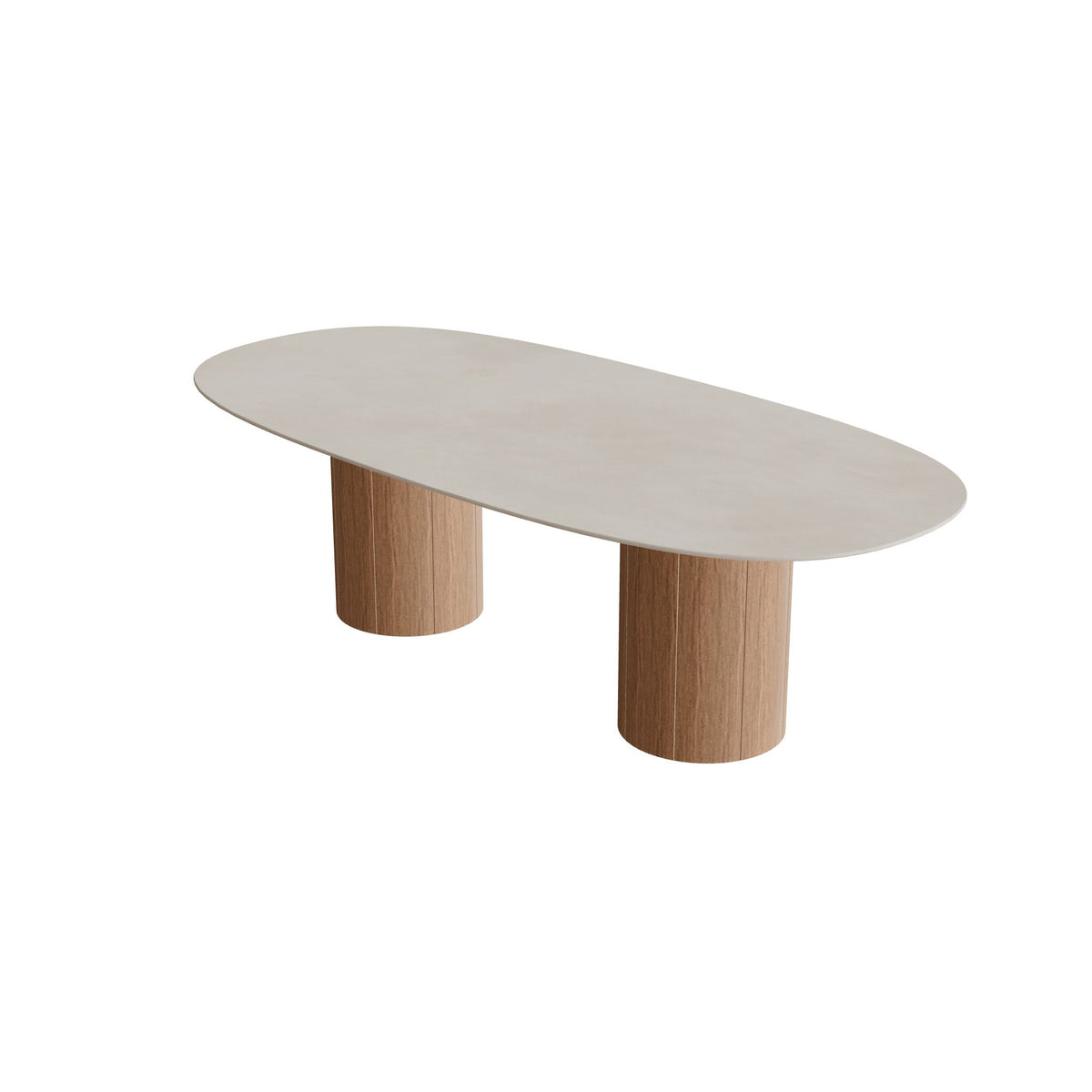 Regaliz Tafel Standard Dining 250x120cm Super Ellipse Ronde Voet